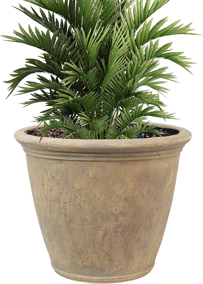 Sunnydaze 24-Inch Anjelica Large Plastic Pot by SunnydazeDecor