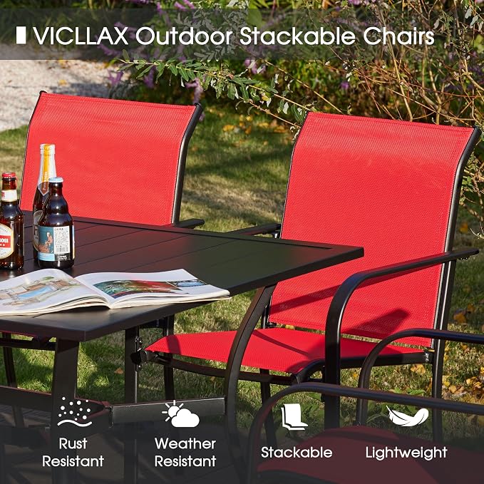 VICLLAX 5-Piece Modern Patio Dining Set - Image 4