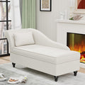 Yongqiang Storage Chaise Lounge Indoor, Linen Upholstered Chaise Lounge Chair by lightupyourlife