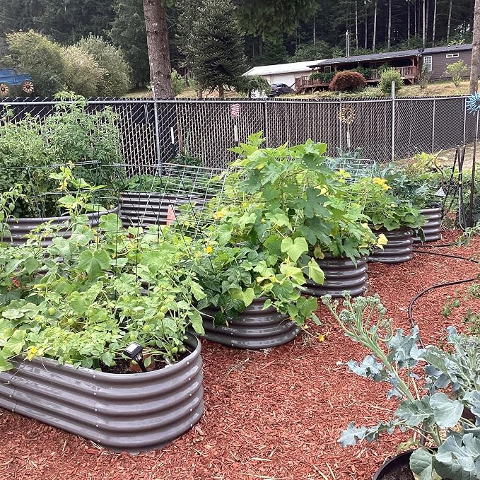 A ANLEOLIFE 12-Pack Galvanized Raised Garden Beds Outdoor, Whole Backyard Farm - Image 9