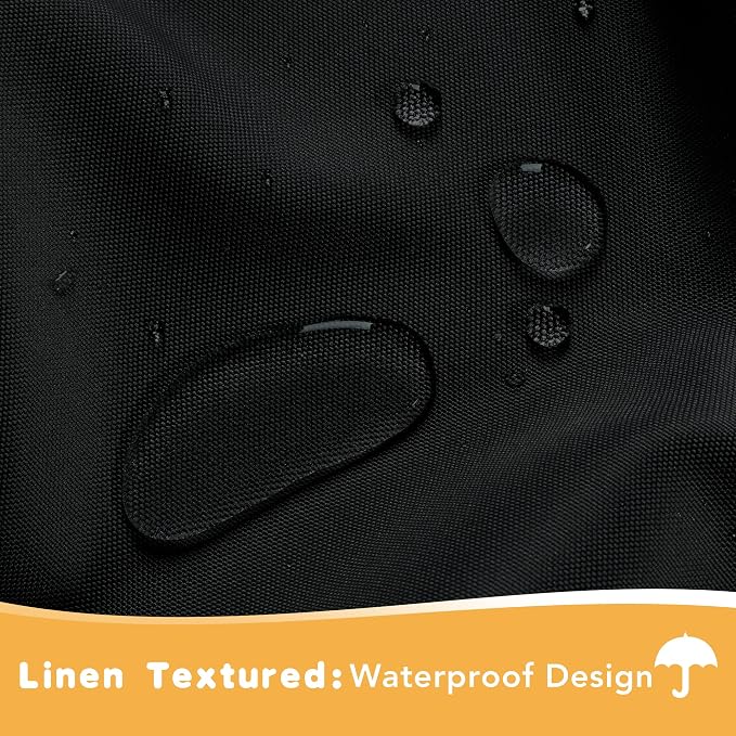 HolidayIdeas Outdoor Curtains for Patio Waterproof, 4 Panels - Image 2