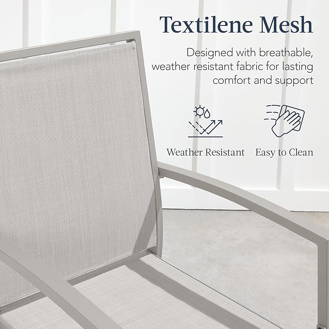 Best Choice Products Outdoor Bar Stools Set of 2, Bar Height, Patio Furniture - Image 4