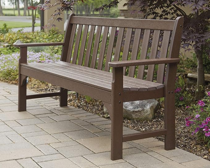 POLYWOOD Vineyard 60" Outdoor Patio Bench - Image 2