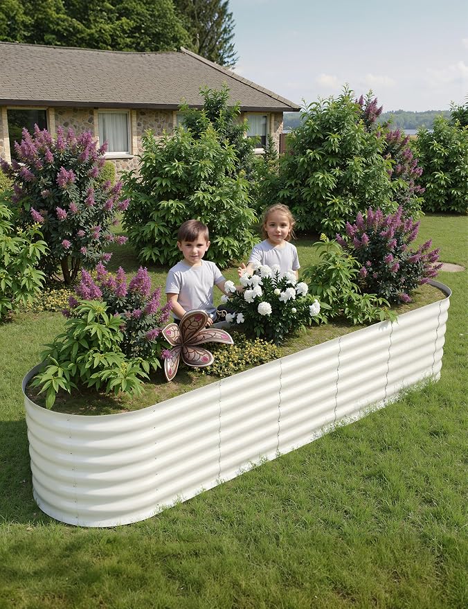 GarveeLife 8x2x2 ft Galvanized Raised Garden Bed - Image 5