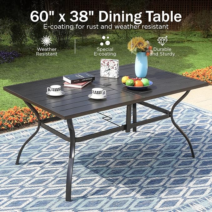 PHI VILLA 7 Piece Outdoor Dining Set - Image 2