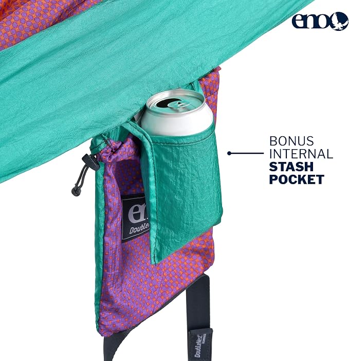 ENO, Eagles Nest Outfitters DoubleNest Lightweight Camping Hammock, 1 to 2 - Image 3