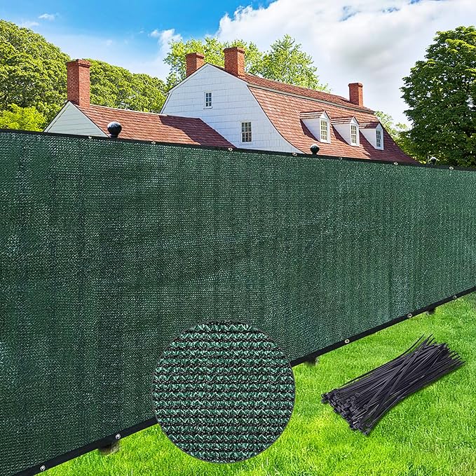 UPGRADE Fence Privacy Screen 8' x 50' Fence Commercial Shade Cover by UPGRADE