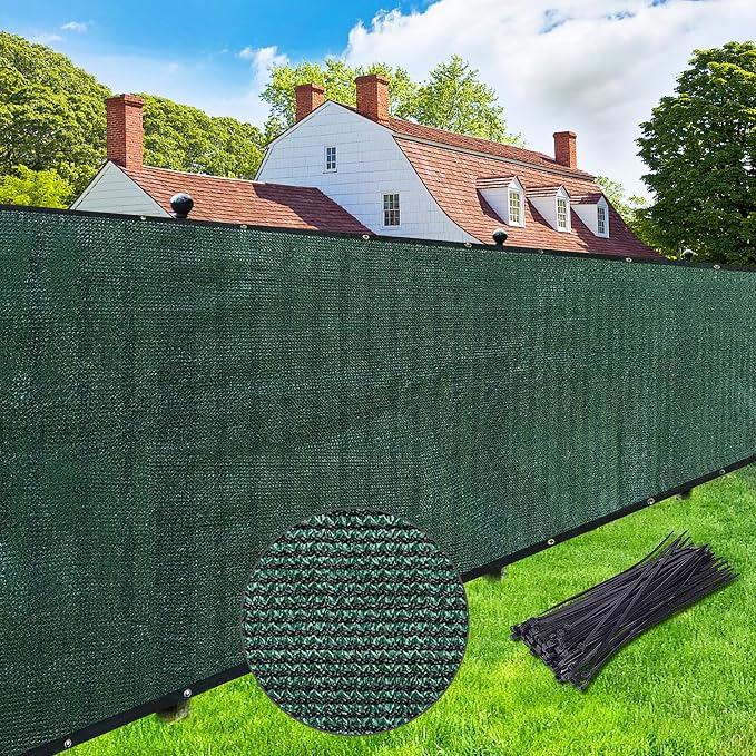 UPGRADE Privacy Screen Fence 5' x 50' Commercial Shade Cover by UPGRADE