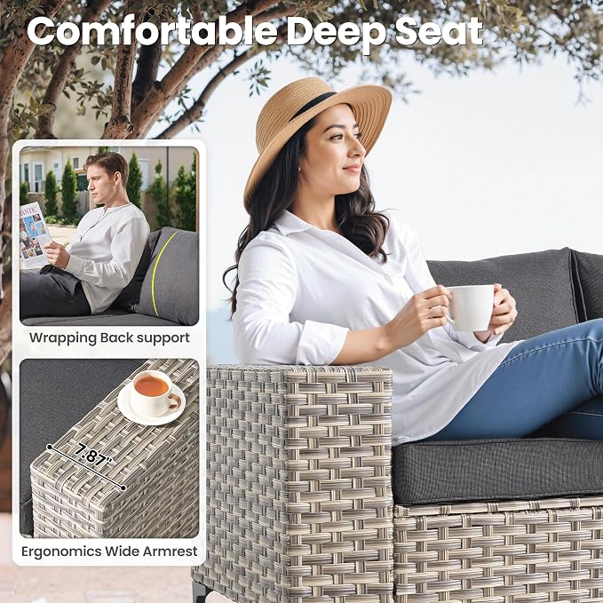 ovios 4-Piece Patio Furniture Set - Image 4