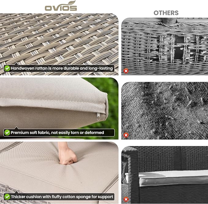 ovios 4-Piece Patio Furniture Set - Image 7