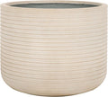 SAFAVIEH Outdoor Collection Nardo Beige Cement Ficonstone Planter Pot by SAFAVIEH