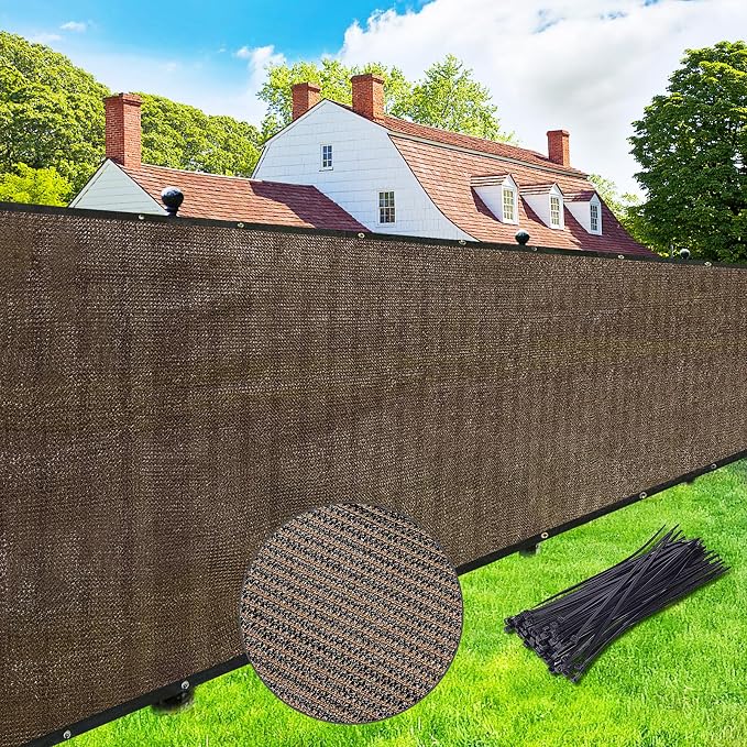 UPGRADE Privacy Screen Fence 5' x 50' Commercial Shade Cover by UPGRADE