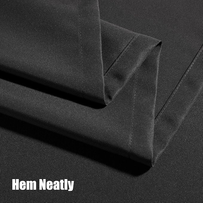 BONZER Outdoor Curtains for Patio Waterproof Thick Privacy Wide Grommet Light - Image 6