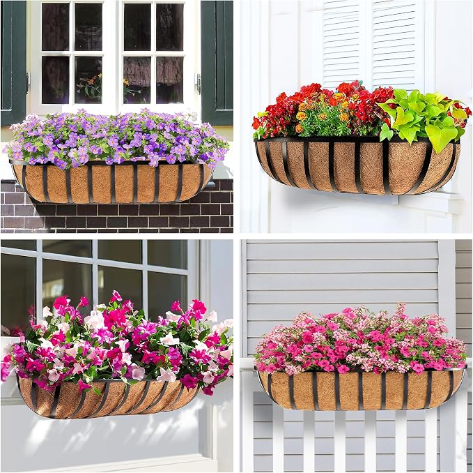 4pcs 30" Window Box Deck Railing Planter - Image 5