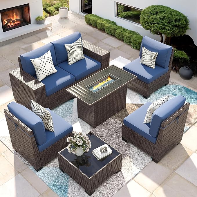 7 Piece Patio Furniture Set by VonzoyHome