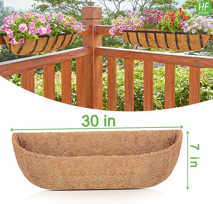 HFHOME 2 Packs 30 Inch Coco Liners - Image 2