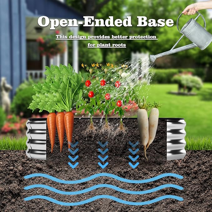Metal Planter Garden Flower Bed Raised Beds - Image 5