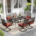 Sophia and William Swivel Patio Dining Set by SophiaWilliam