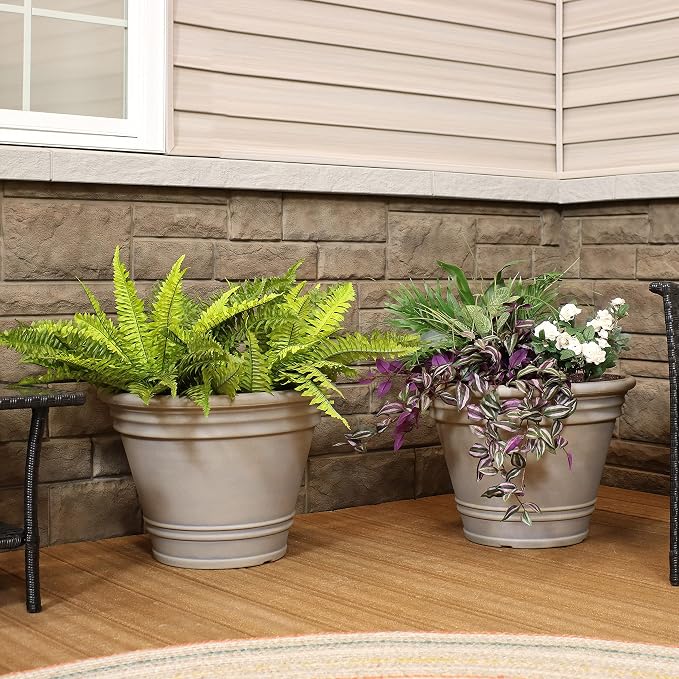 Sunnydaze 20-Inch Franklin Large Plant Pot - Image 7