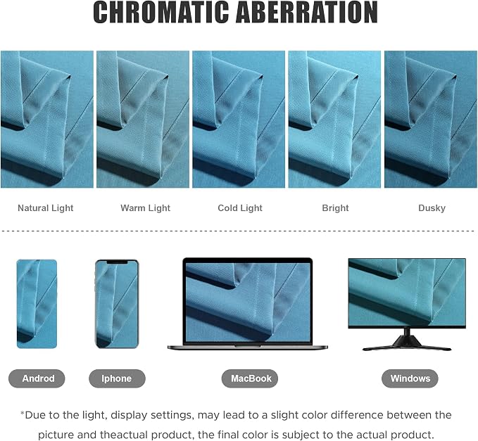 BONZER Outdoor Curtains for Patio Water Resistant Heavy Privacy Light Filtering - Image 5