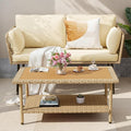 DWVO 2-Piece Patio Set, Wicker Loveseat by DWVO