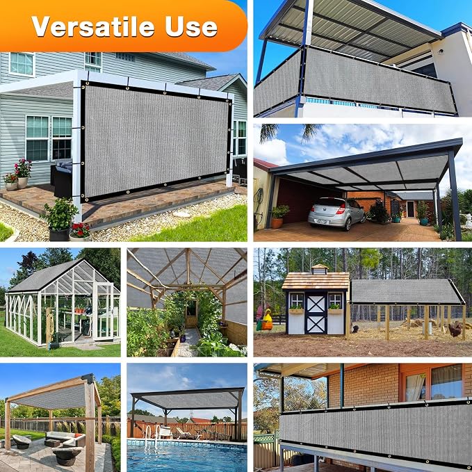 Artpuch Outdoor Pergola Shade Cover 9x16 FT Sun Shade Cloth - Image 6
