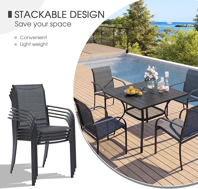 VICLLAX 3-Piece Patio Dining Set - Image 2
