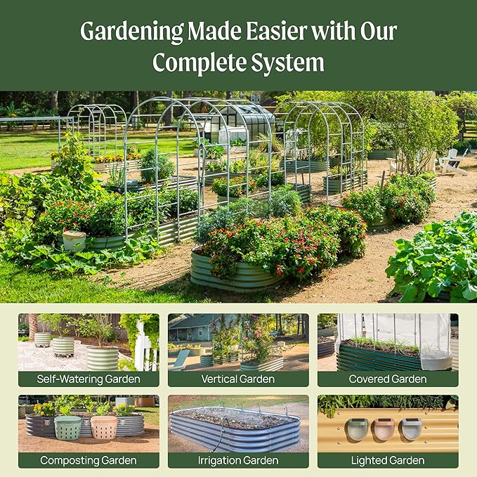 Vego garden Aluzinc Raised Garden Bed Kits, Terra Cotta - Image 7