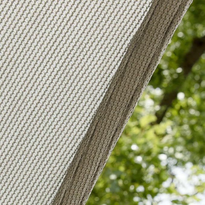 Amgo Custom Size 10' x 10' x 10' Grey Triangle Sun Shade Sail Order to Make - Image 8