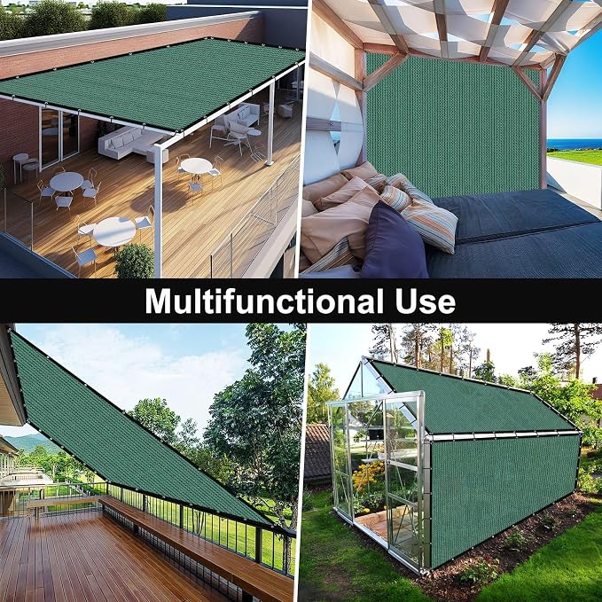 Artpuch 90% Sun Shade Cloth, 6 x 16 FT Pergola Shade Cover Canopy - Image 8