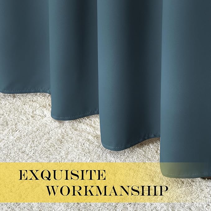 NICETOWN Sliding Door Curtain 108 Inches Long - Image 4