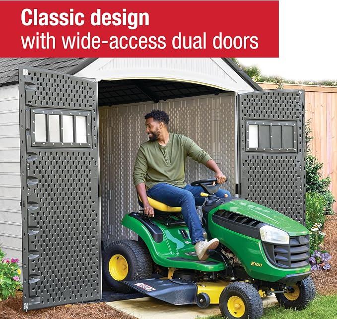 Rubbermaid Resin Outdoor Storage Shed - Image 7
