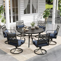 Sophia and William Swivel Patio Dining Set by SophiaWilliam