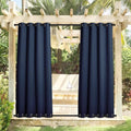 NICETOWN Gazebo Curtains Outdoor Waterproof & Windproof 95 inch Length 2 Panels by NICETOWN