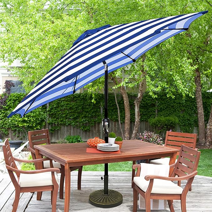 Blissun 9' Outdoor Patio Umbrella, Outdoor Table Umbrella, Yard Umbrella - Image 5