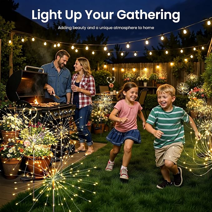 Solar Lights Outdoor, 120LED 2pack Fairy Garden Lights Decor - Image 9
