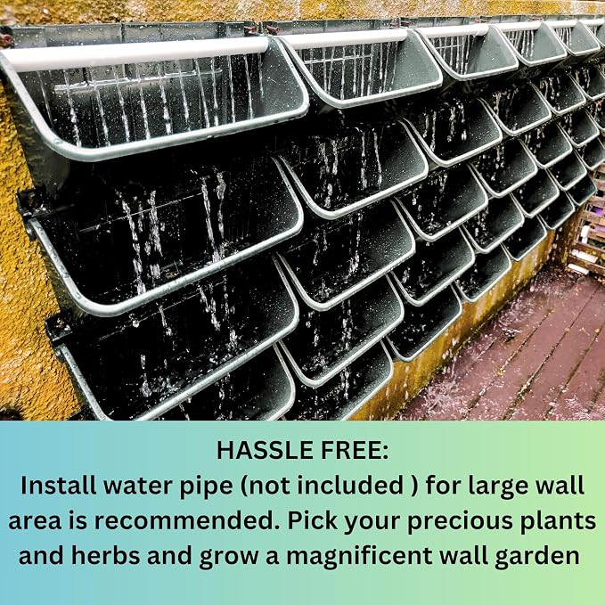 Maxona Black Color Vertical Garden Planter - Image 9