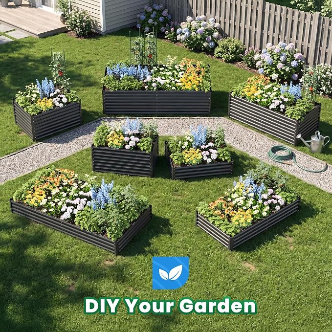 Quictent Galvanized Raised Garden Bed 6x3x2 Ft Metal Planter Box Bottomless - Image 8