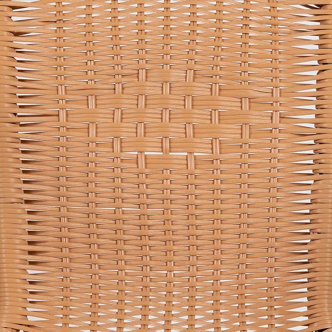 Flash Furniture Lila 2 Pack Beige Rattan Indoor-Outdoor Restaurant Stack Chair - Image 14