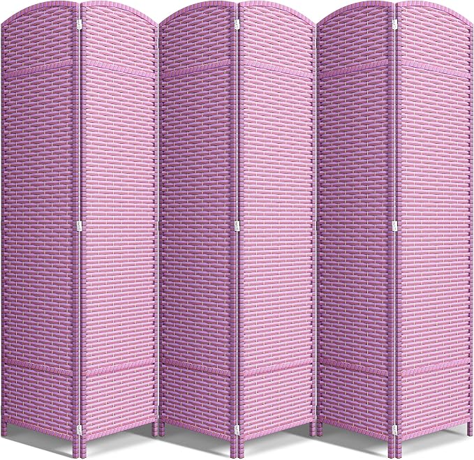 Sorbus 6-Panel Black Room Divider by Sorbus