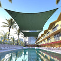 ColourTree TAPR1616 Custom Size 12' x 22' Green Sun Shade Sail Canopy UV Block by ColourTree