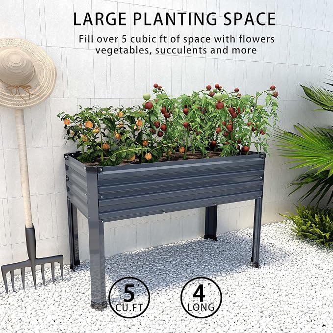 2PCS Galvanized Raised Garden Bed - Image 5